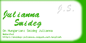 julianna smideg business card